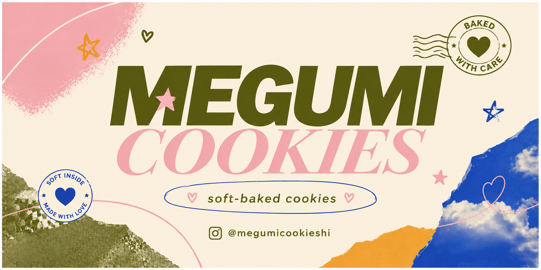 Original Megumi Cookies banner artwork